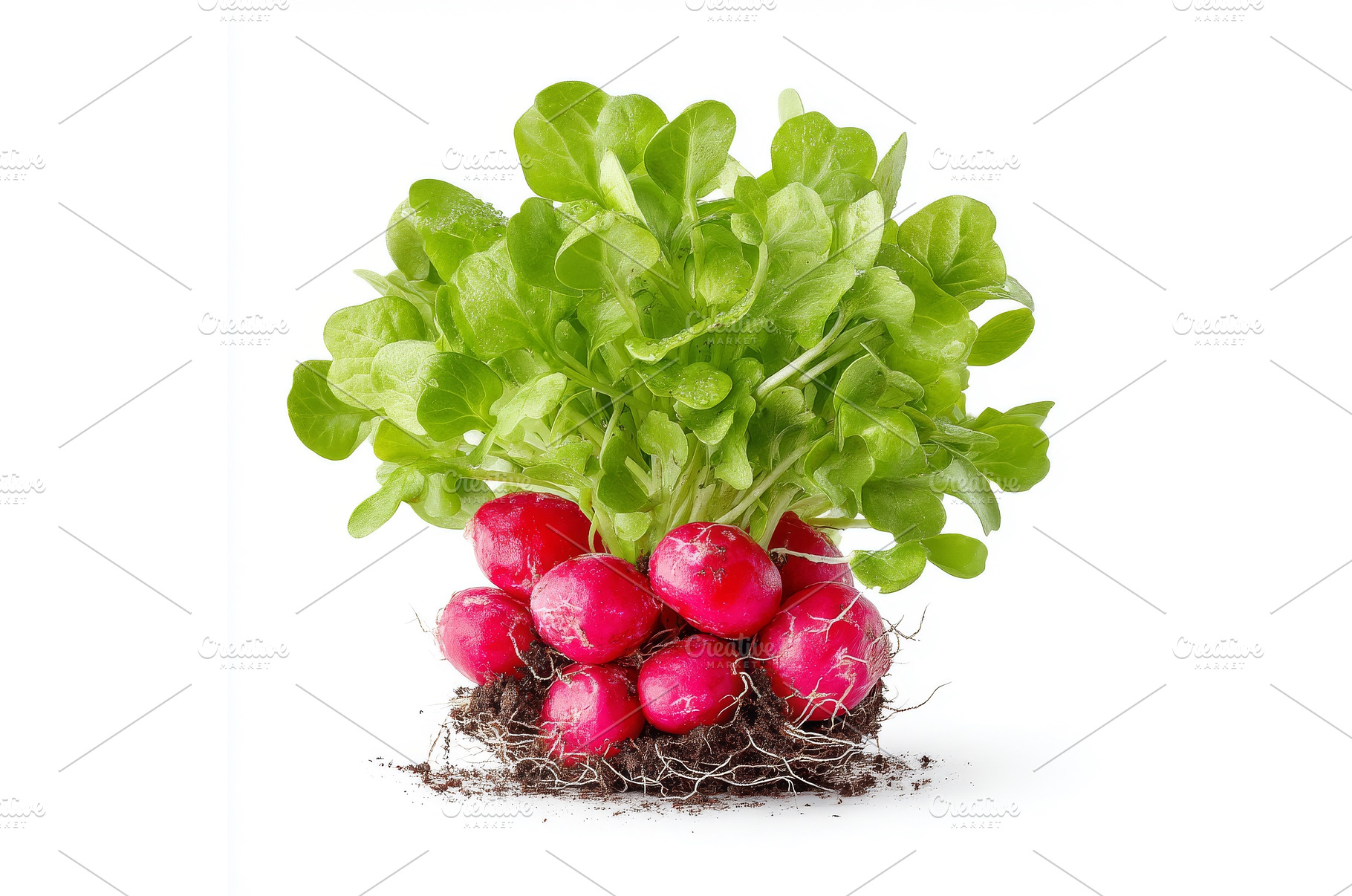 The image features Radish Sprouts on, a Food & Drink Photo by ZinetroN
