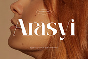 Arasyi Modern Ligature Serif Typefac, a Serif Font by Alfinart