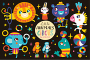 Little animals. Circus., an Animal Illustration by Alena Razumova (Thumbnail 1 of 3)
