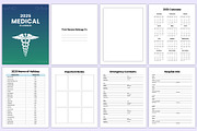 2025 Medical Planner Bundle Canva, a Stationery Template by Mustafiz (Thumbnail 2 of 7)