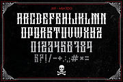 ABATIDO, a Blackletter Font by jakejarkor (Thumbnail 2 of 5)