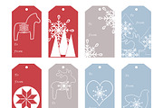 Scandinavian Christmas Graphics Set, a Seasonal Illustration by Porter Fig (Thumbnail 3 of 5)