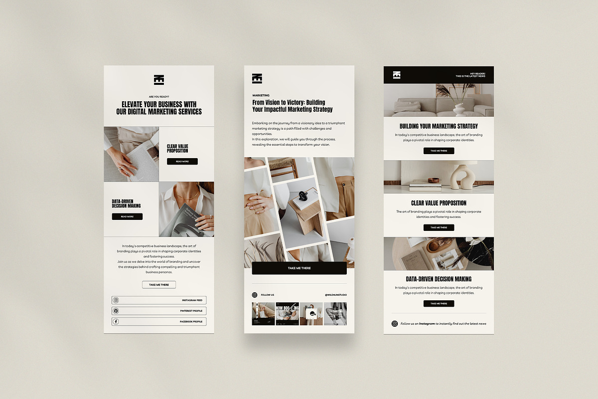 NOLE / Newsletter Template, an Email Template by Wildnun Studio (Photo 5 of 19)