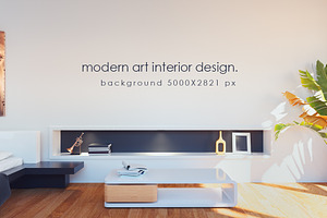 modern art interior.