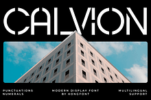 Calvion – Modern Display Font