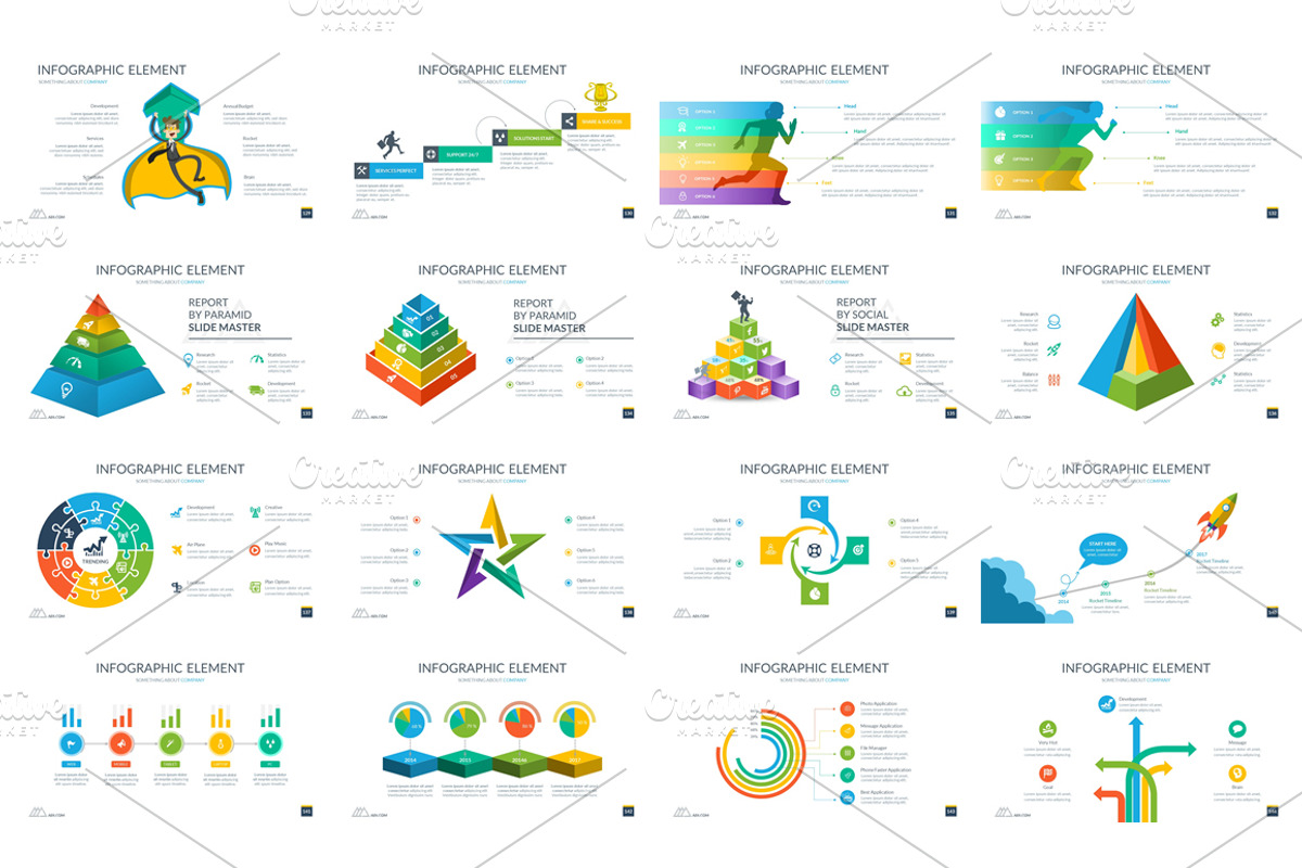 Business Annual Report 2017, a Presentation Template by UniqueStudio (Photo 10 of 12)