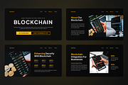 Blockchain Presentation Powerpoint, a Presentation Template by SquidPixey (Thumbnail 2 of 7)