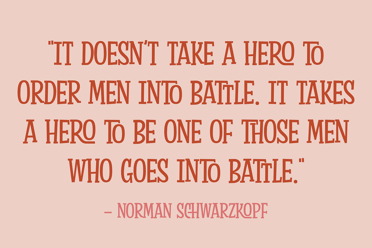 Factory Heroes - a Playful Font, a Slab Serif Font by Ali Hamidi (Photo 2 of 9)