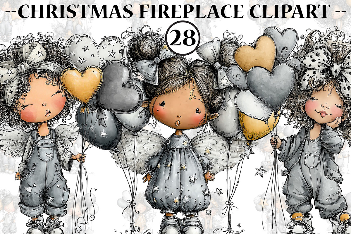 Birthday balloon clipart, an Illustration by CreationArt (Photo 1 of 5)