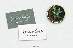 Tilly Lovely Font & Bonus Clipart