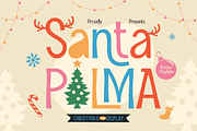 Santa Palma - Playful Christmas, a Sans Serif Font by Artisan Themes (Thumbnail 1 of 12)