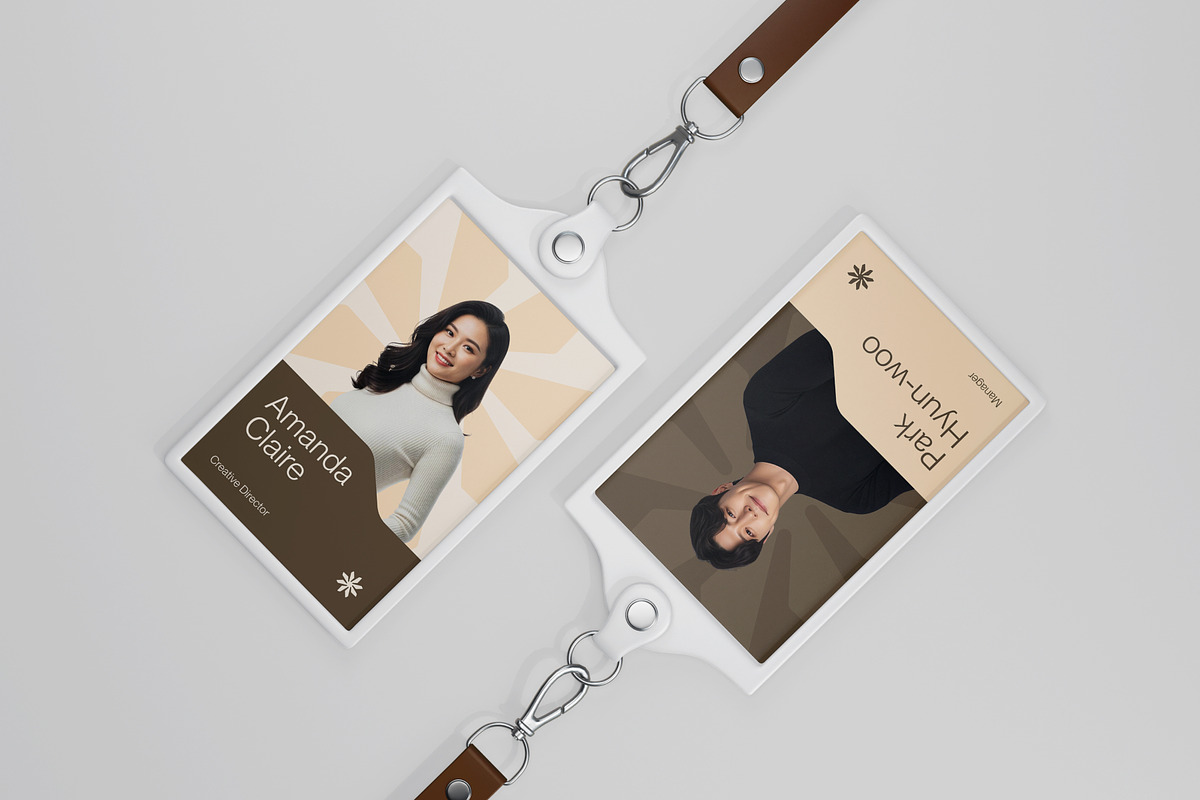 High Quality ID Card Mockup, an Advertising Mockup by SLAB! Design (Photo 3 of 7)