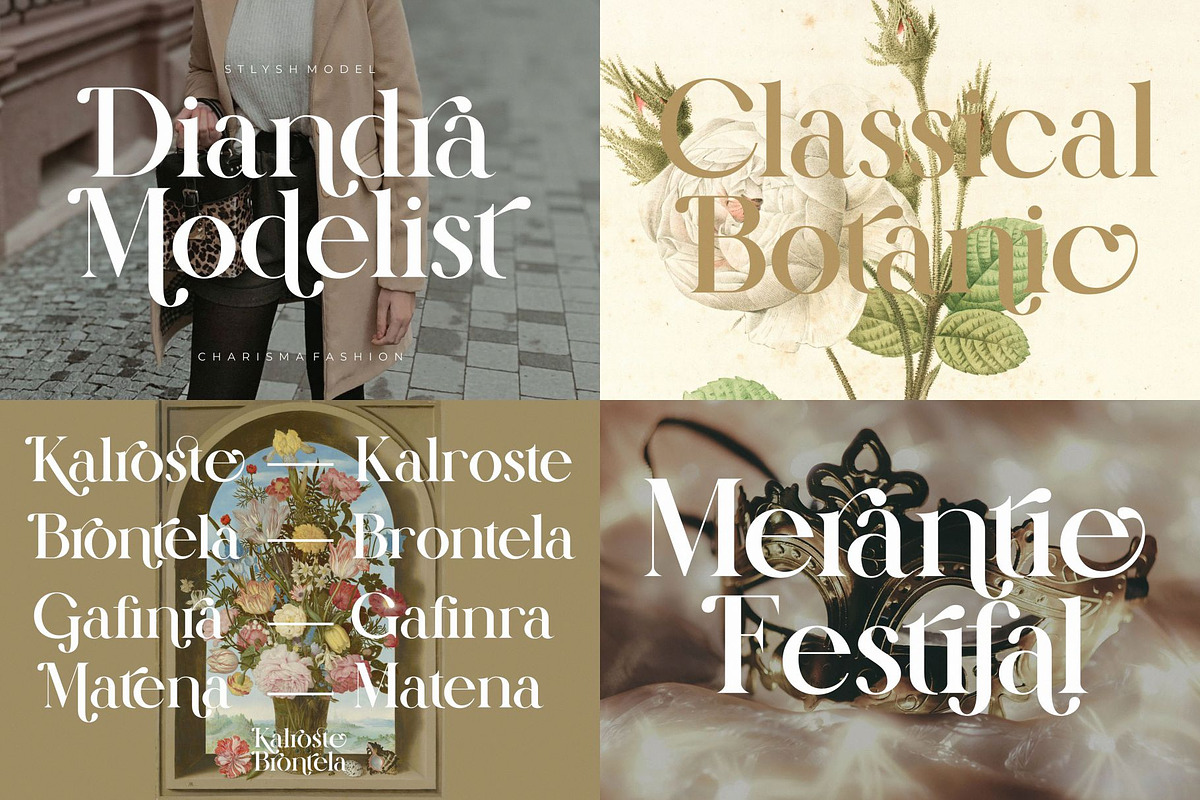 Elegant Ligature Serif  Font Bundle, a Serif Font by Alfinart (Photo 16 of 16)