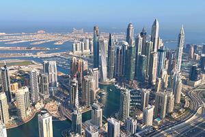 Dubai marina.