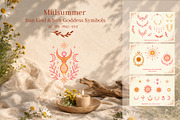 Midsummer Sun God & Goddess Symbols, a Seasonal Illustration by Christine Krahl (Thumbnail 2 of 11)