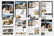 Real Estate Newsletter Template, a Print Template by Designmela01 (Thumbnail 10 of 10)
