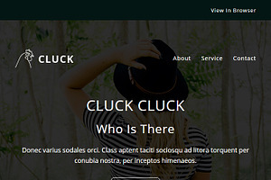 CLUCK - Responsive Email Template