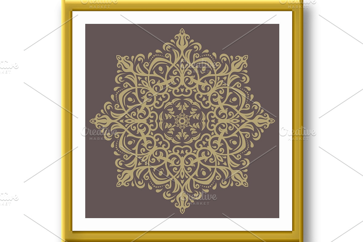 Floral Vector Abstract Pattern, a Decorative Illustration by FineArtStudio (Photo 2 of 3)