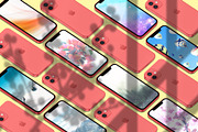3D iPhone Presentation Mock-Up 07, an iPhone Mockup by Graphicsworld125 (Thumbnail 2 of 10)
