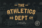 The Athletics Dept - Hand Drawn Font, a Sans Serif Font by Hustle Supply Co. (Thumbnail 1 of 5)