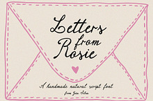 Letters from Rosie - Script Font