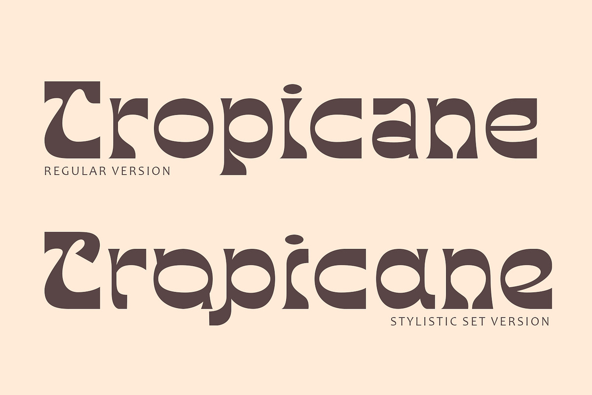 Tropicane - Stylish Typeface, a Font by HeyFonts (Photo 2 of 12)
