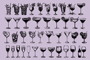 Cocktail Alcohol Drinks Illustration, a Food Illustration by Nocturnal Wolf (Thumbnail 8 of 14)