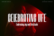 Marlone | Retro Display, a Serif Font by Pentagonistudio (Thumbnail 3 of 10)