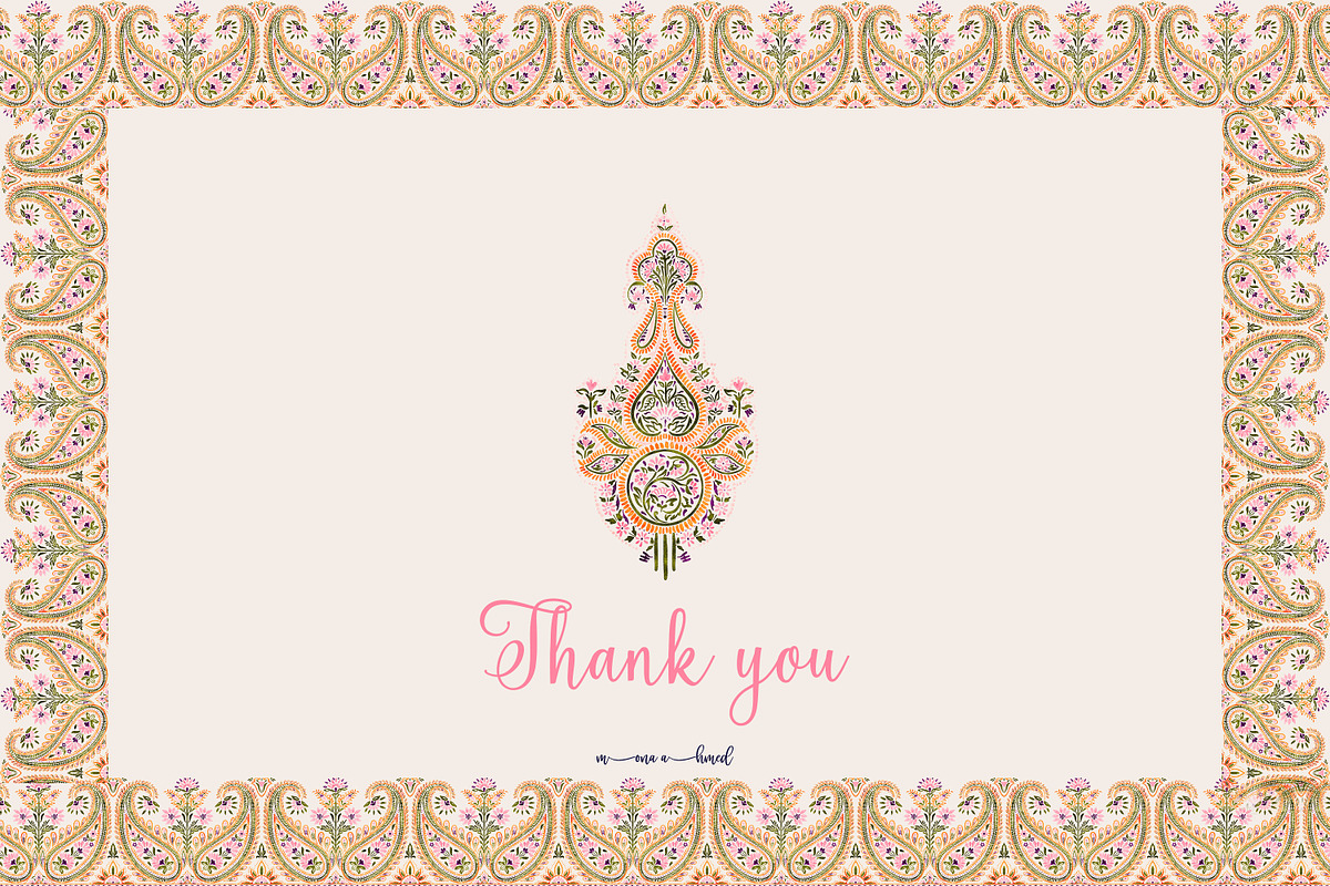 Floral paisley collection, an Illustration by Mona Ahmed (Photo 9 of 9)