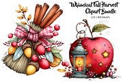 Whimsical Fall Harvest Clipart, a Seasonal Illustration by CreationArt (Thumbnail 1 of 5)