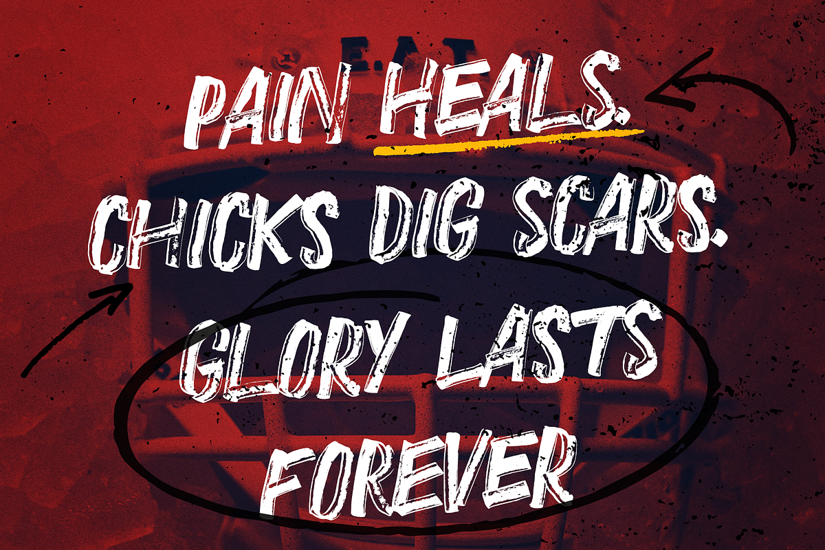 Game Day - Hand Drawn Font + Extras, a Sans Serif Font by Surplus Type Co (Photo 3 of 7)