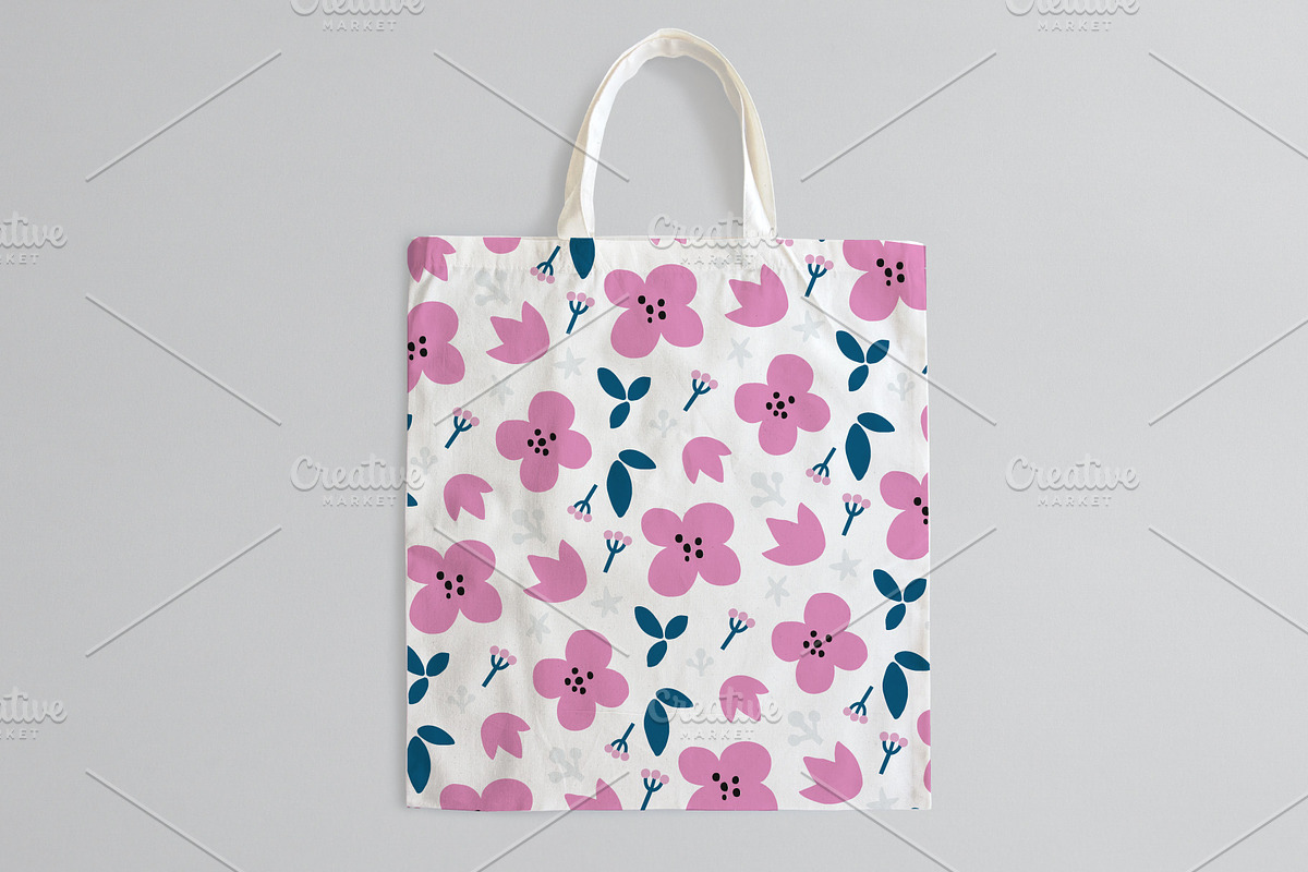 Floral Patterns Set, a Decorative Illustration by DikayaMiau (Photo 8 of 8)