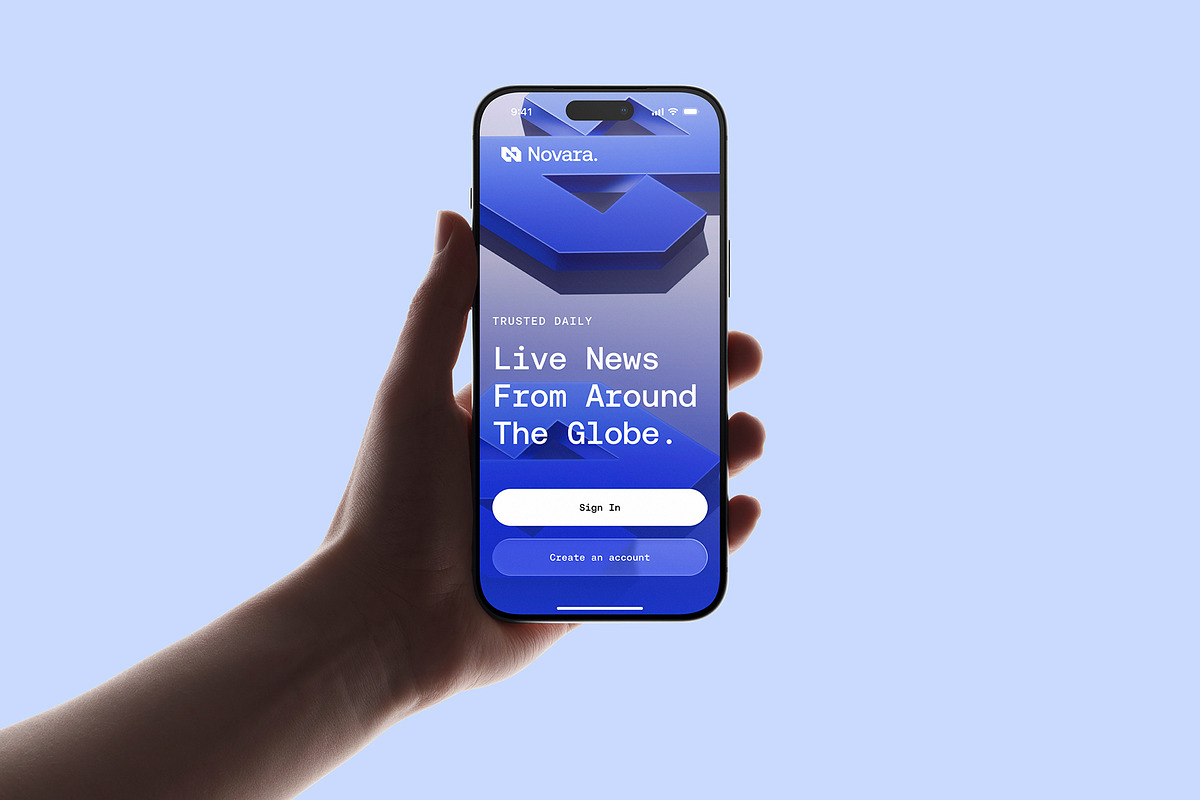 24 iPhone 17 Pro in Hand Mockups, an iPhone Mockup by Asylab (Photo 14 of 107)