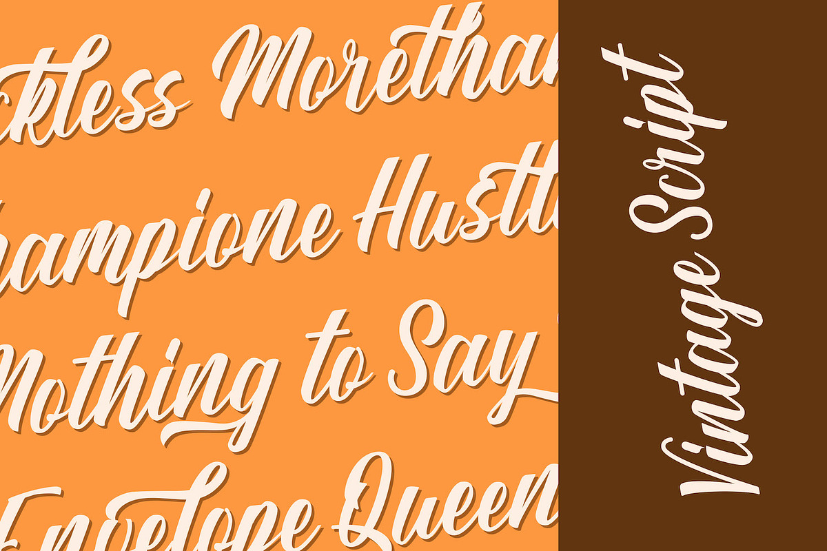 Sang Ratu - Vintage Script Font, a Script Font by StringLabs (Photo 4 of 11)