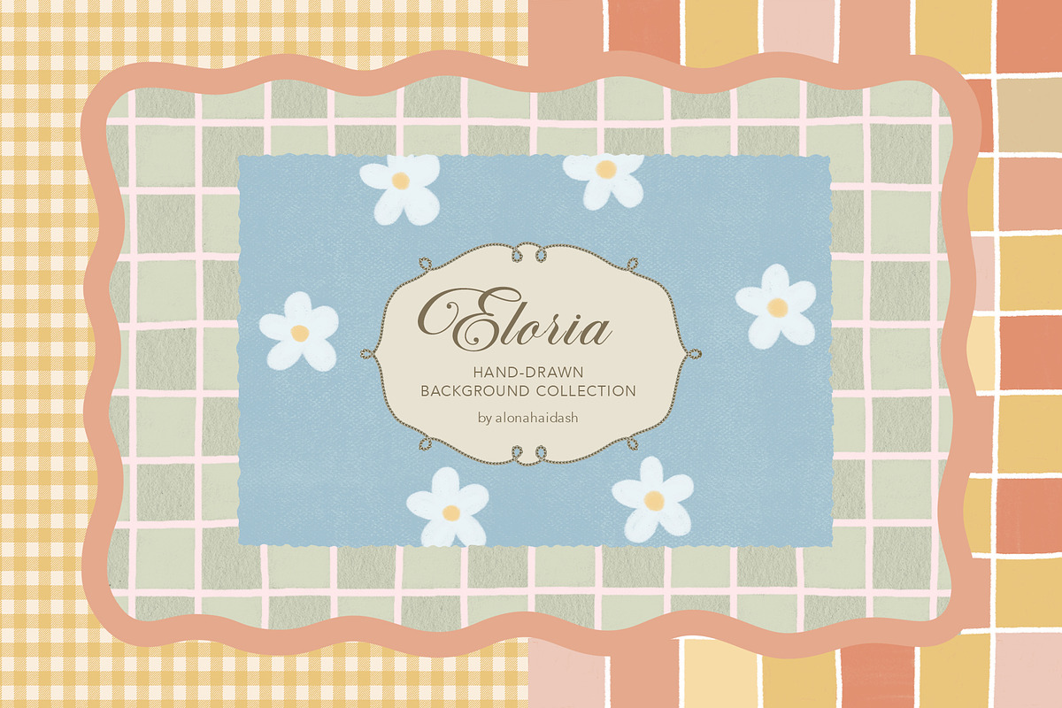 Eloria - Retro Pastel Backgrounds, a Background Graphic by alonahaidash (Photo 1 of 16)
