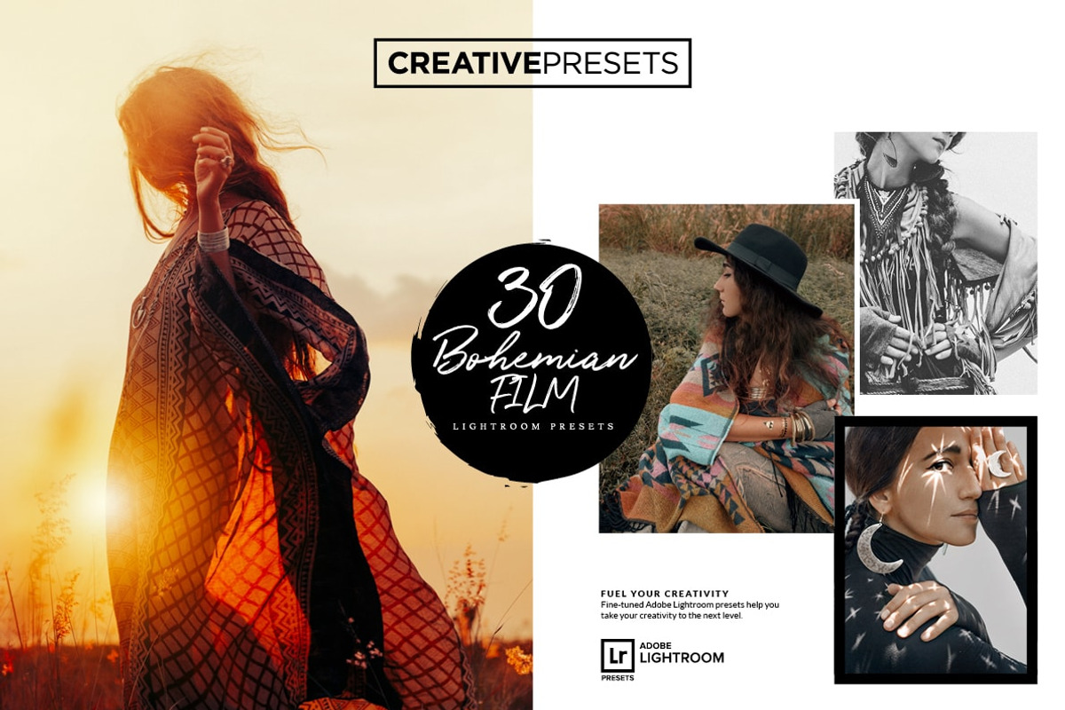 +30 Bohemian Film Lightroom Presets preview 2