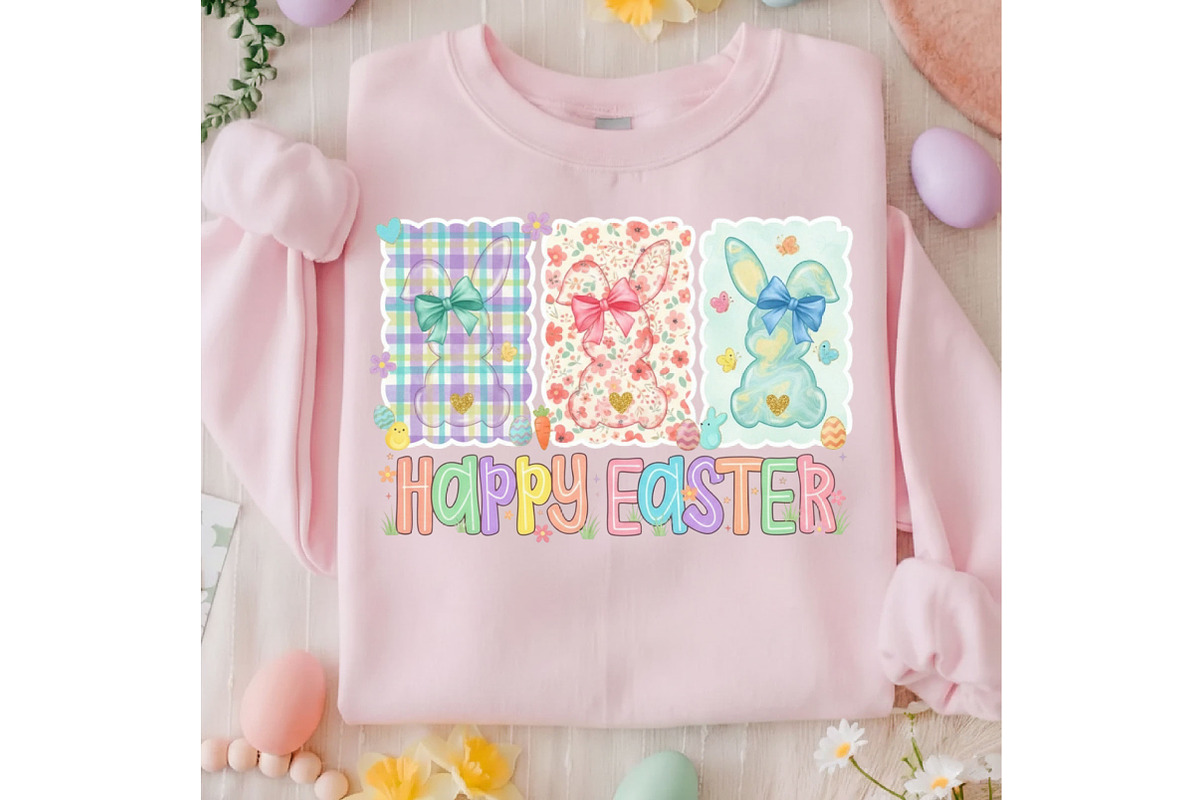 Happy Easter Bunny PNG, an Illustration by Designking (Photo 4 of 6)