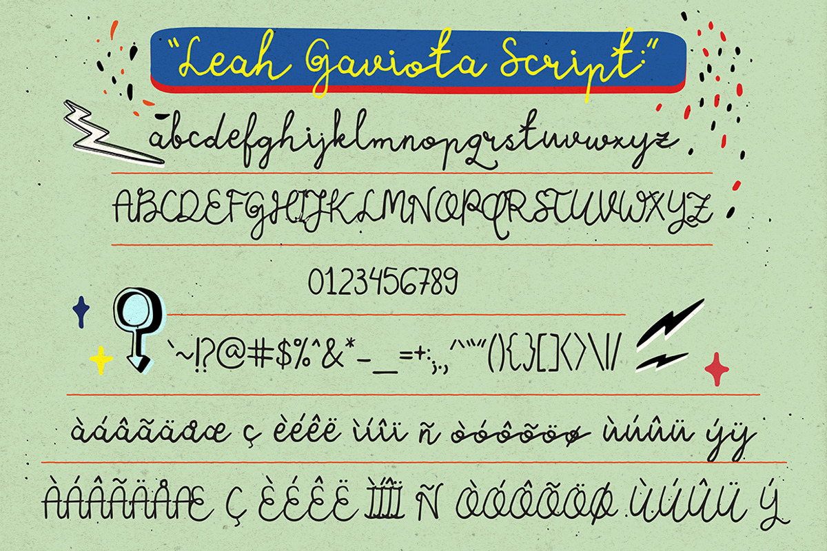Leah Gaviota Script, a Script Font by BlueRobinDesignShop (Photo 12 of 18)