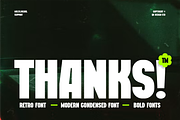 Hallogty - Bold Sports Car Font, a Sans Serif Font by QR Design Studio (Thumbnail 15 of 15)