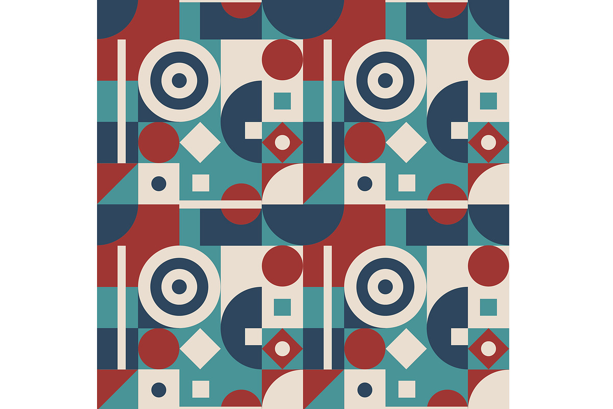 Retro Pattern with Circles Seamless, a Pattern Graphic by Sharon Schwalbe (Photo 5 of 5)