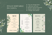 10 Elegant Wedding Menu Templates, a Templates & Theme by TemplateCastleStore (Thumbnail 5 of 9)