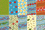 Food Seamless Patterns Collection, a Pattern Graphic by DeepFuze (Thumbnail 3 of 8)