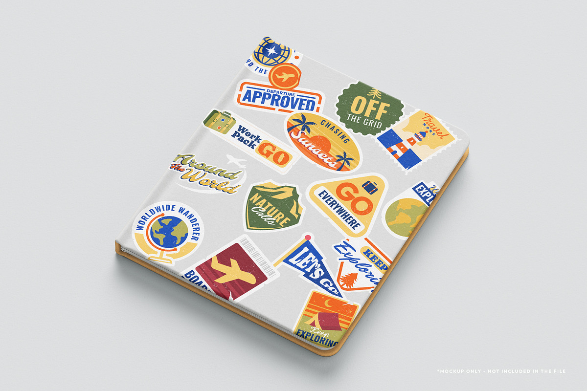 Travel and Adventure Stamps, an Object Graphic by Neodivisu (Photo 8 of 10)