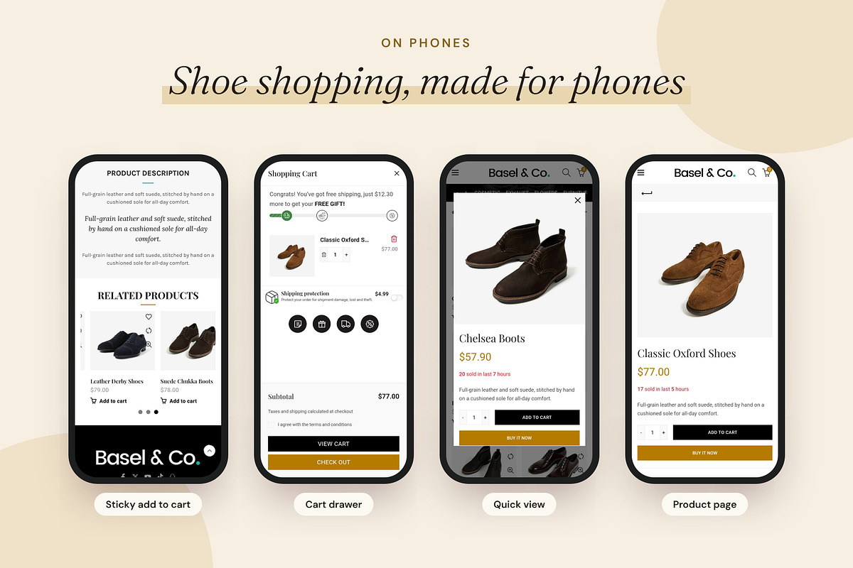 Basel Shoes - Shopify Theme, a Shopify Template by Boost Convert (Photo 4 of 10)