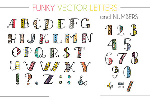 Funky Font, a Symbol Font by MalinaShop