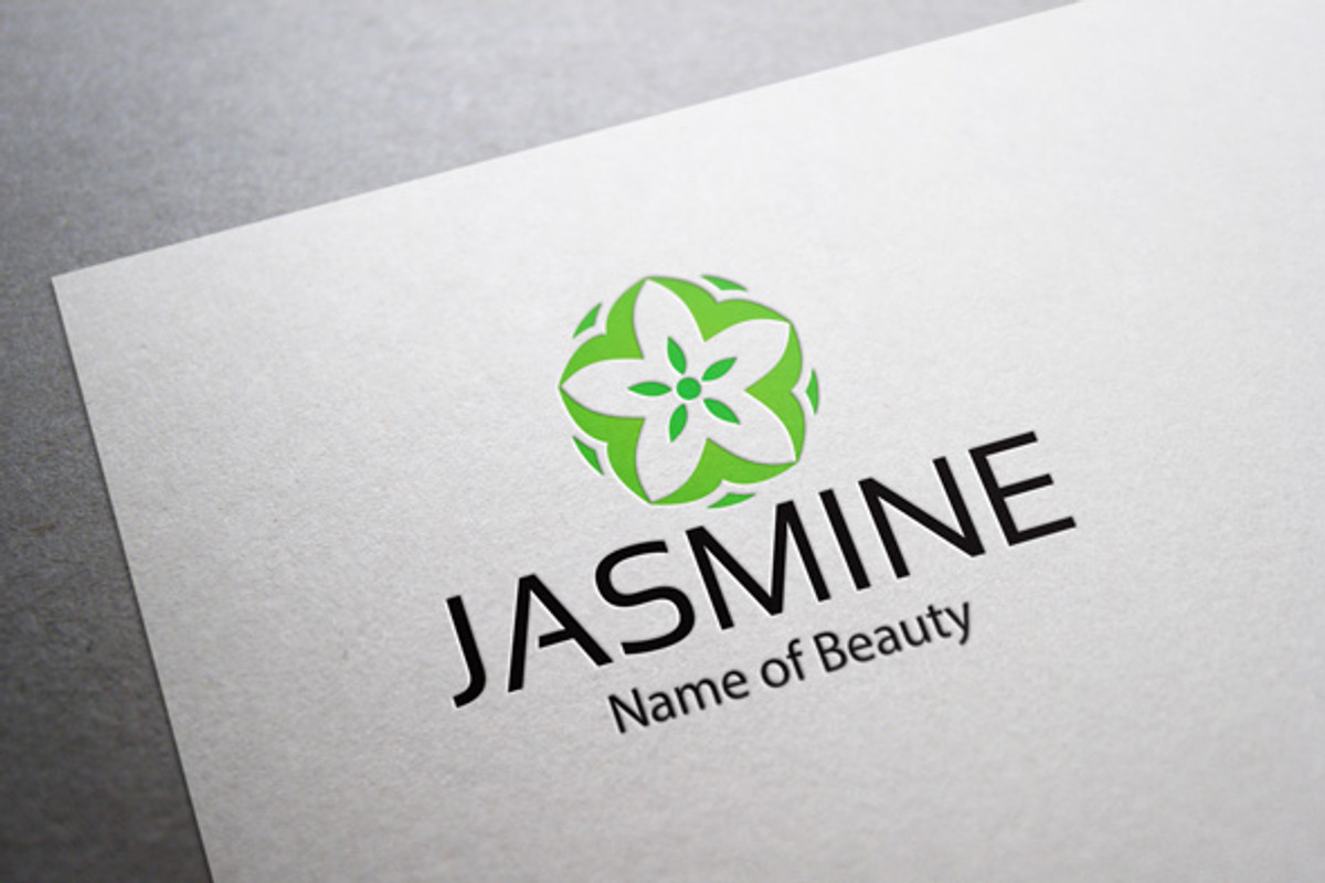 Jasmine Floral Logo, a Branding & Logo Template by shujaktk (Photo 2 of 2)