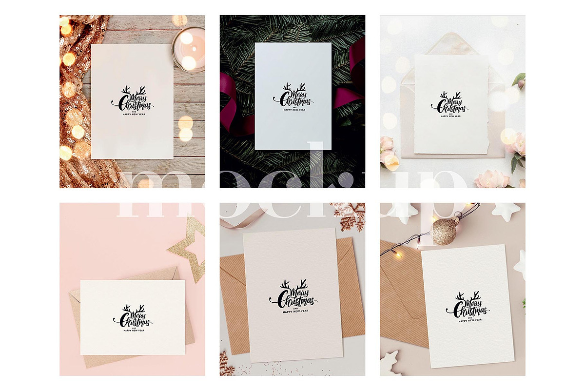 Christmas Card Mockup Bundle, a Product Mockup by MoMockups (Photo 3 of 6)