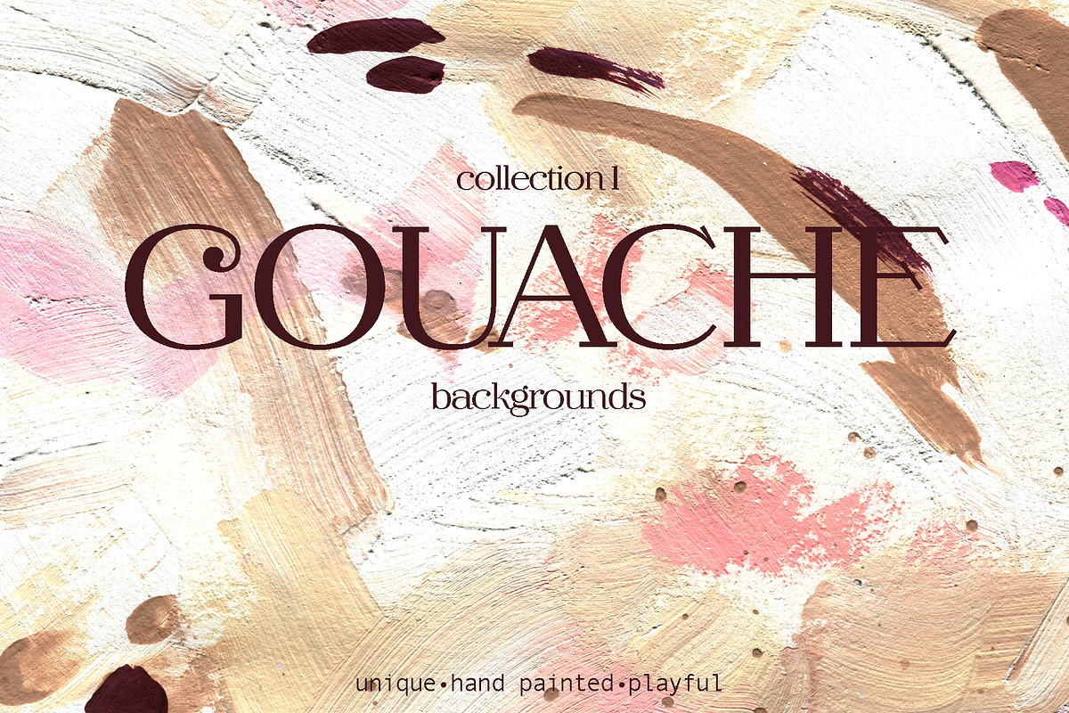 Sale 20%-Gouache Backgrounds, a Texture Graphic by Les Frolova (Photo 1 of 17)