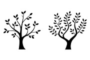 Tree Silhouette Vector Collection, an Illustration by jahid234 (Thumbnail 4 of 7)