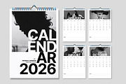 2026 Creative Wall Calender Template, a Stationery Template by Creatiya Type (Thumbnail 2 of 4)